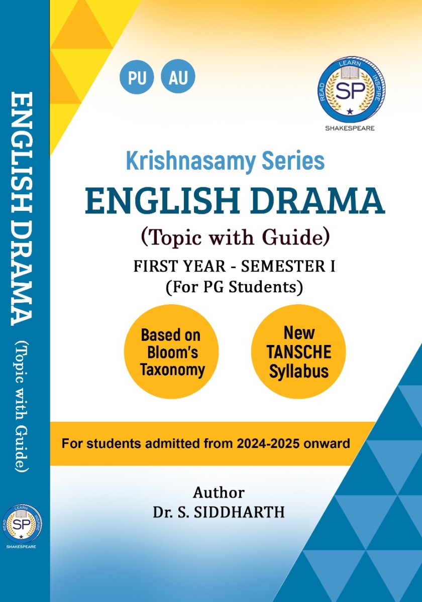 English Drama - PG - Sem 1 - Periyar University